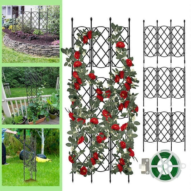 Plant Trellis Frame for Climbing Garden Outdoor Multifunctional Plant Support Trellis Plant Trellis DIY Garden Decor New