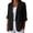 26#Black, variant on Linen Blazer Jacket for Women Lightweight 3/4 Sleeve Casual Work Office Summer Breathable Dressy Coat Outfits with Pockets White 3XL