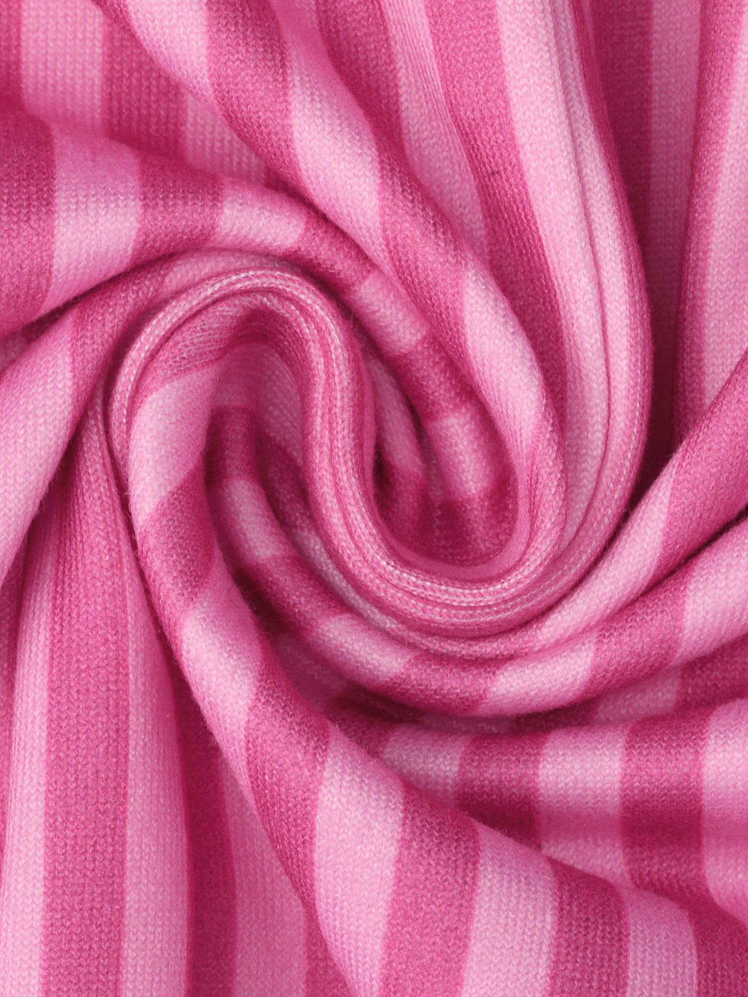 DARING DIVA Women's Spaghetti Strap Stripe Nightshirt Pajama Dress L Pink