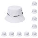 thumbnail image 1 of Sonducket Gorro de pescador transpirable de poliéster para protección solar y comodidad, parasol, protector solar, gorro de pescador, blanco, blanco 58cm 10Conjunto, 1 of 6