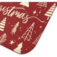 thumbnail image 6 of Christmas Kitchen Countertop Dish Drying Mat, Red Christmas Tree Snowflake Pattern Microfiber Kitchen Drying Mat, Washable Absorbent Countertop Xmas Winter Holiday Dish Mat Drainer,16x18In, 6 of 7