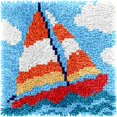 thumbnail image 1 of Kit de tejido de alfombra para niños con gancho de tracción | Velero, 1 of 5