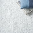 thumbnail image 6 of SAFAVIEH Clyde Solid Plush Polyester Shag Area Rug, White, 6' x 9', 6 of 10