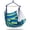Blue/Green, variant on Sorbus Hanging Hammock Chair Swing Seat with Cushions, Blue Green, 265 lbs Capacity