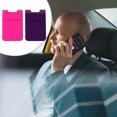 thumbnail image 1 of FUTUREORYY 2Set Wallet Phone Case Adhesive Phone Wallet Polyester Storage Travel Purple, 1 of 5