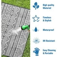 thumbnail image 6 of LELINTA Outdoor Rug for Patio Clearance, 4.9 x 7.8ft/5.9 x 8.8ft Waterproof Mat,Reversible Plastic Camping Rugs,Rv,Porch,Deck,Camper,Balcony,Backyard, 6 of 7