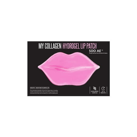 (2 Pack) Soo Ae My Collagen Hydrogel Lip Patch, .21 (Best Collagen Lip Plumper)
