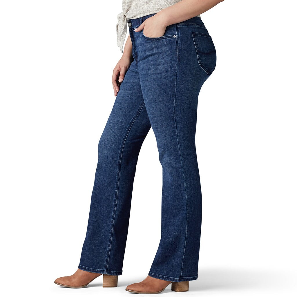 Lee Women's Plus Flex Motion Regular Fit Bootcut Jean - Walmart.com