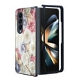 thumbnail image 1 of ANJ+ Protective Snap-On Design Printed Case Compatible with Samsung Galaxy Z Fold 4 - Silk Roses, 1 of 5