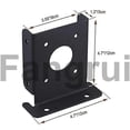 thumbnail image 5 of For 4pcs Adjustable Wood Fence Pergola Post Base Brackets Kit Heavy Duty Post Anchor Base Brackets F, 5 of 5
