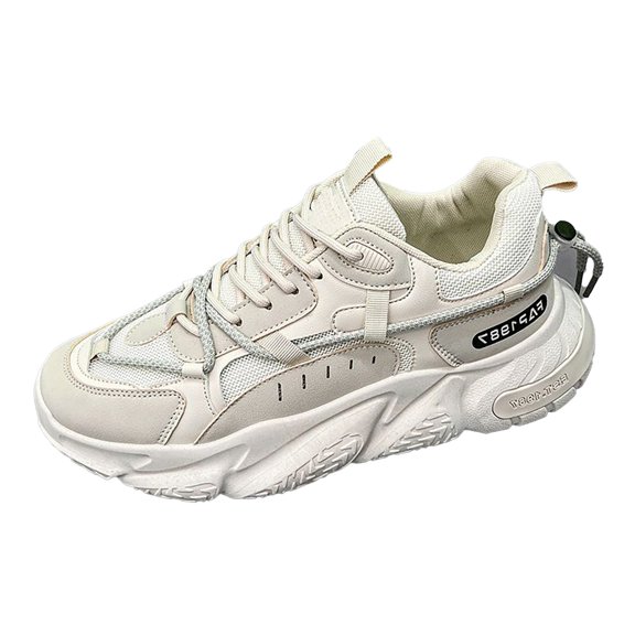 NOKIO Men's Running Shoes Lightweight Tennis Walking Shoes Comfortable Cushion Sneakers Breathable Athlet𝗂c Casual Shoes Versatile Durab𝗅e Anti-S𝗅ip Sport Shoes for Back to College
