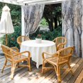 thumbnail image 4 of Outdoor Curtains for Patio Waterproof, Boho Grey Tree Windproof Pravicy Outside Porch Blackout Curtain, Vintage Watercolor Trunk Branch Sun Blocking Grommets Curtains for Cabana 2 Panels 54"x108", 4 of 9