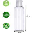 thumbnail image 4 of Botellas de viaje vacías 3.4 oz Botellas de plástico para artículos de tocador Botellas exprimibles sin fugas aprobadas por TSA, 4 of 8