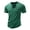 Green, variant on FRSASU Men's Lightweight Henley Shirt Casual Stretch Slim Fit Short Sleeve Button Up T-Shirt with Pocket Khaki