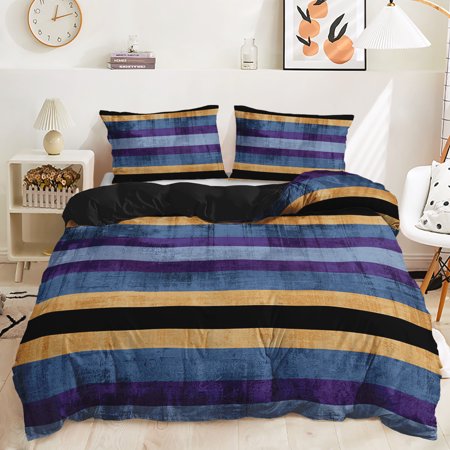 Hosima 3 Piece 3D Digital Printed Duvet Cover Full Size Bedroom Decorative Bedding Set,DEL83-King