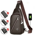 thumbnail image 1 of Suncoda Home Storage, Organization and Storage Strap Bag Crossbody Backpack with Usb Hole with Headphone Hole Strap Backpack Hiking Backpack Multipurpose Crossbody Chest Bag, 1 of 8