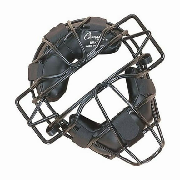 Extended Throat Guard Adult Catchers Mask, Black