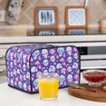 thumbnail image 6 of Daiia Skull mushroom colorful Pattern 4 slice Toaster Cover, Toaster Appliance Dust-proof Cover For Kitchen Small Appliance Dust Cover and Fingerprint Protection, 6 of 7
