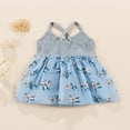 thumbnail image 3 of Combinaison-robe Sans Manches à Col en V avec Boutons pour Bébé Fille de la Saint-Valentin, Décontractée, Taille Haute, 3 of 6