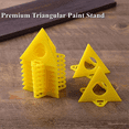 thumbnail image 6 of Paint Pyramid Stands Triangle Paint Lift Pad Feet Rack Wood Paint Pad Paint Stand Portable Paint Stand Canvas, 6 of 6
