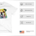 thumbnail image 4 of Tee Hunt Dean Russo Serious Bulldog T-Shirt Dog Best Friend Pet Paw Men's Tee, White, Large, 4 of 5