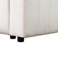 thumbnail image 4 of Rockport Modular White Microfiber 4-Piece Living Room Sofa Set, 4 of 5