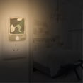thumbnail image 2 of Yayeee LED Night Lights with Motion Detectors Auto Dusk to Dawn Light Sensors, 2 Pack, Black Abstract, 2 of 7