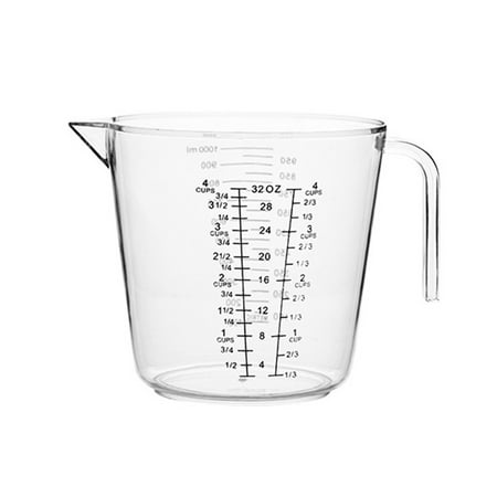 

WindC Practical Food-grade Measuring Cup Clear Scale Precise Plastic Measuring Jar for Baking