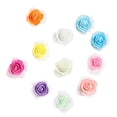 thumbnail image 1 of 100 piezas de flores artificiales de cabeza de rosa para ramo de boda Vistoso, 1 of 5
