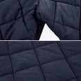 thumbnail image 5 of LYSMORA 2026 Men's Quilted Bomber Jacket, Ribbed Trim Zipper Side Pockets Loose Fit Warm Padded Casual Outerwear, 5 of 6