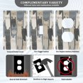 thumbnail image 3 of Yayeee Toggle Light Switch Wall Plate 1-Gang 4.5"x2.7" Home Decorative Outlet Cover, Blue Cute Cats, 3 of 7