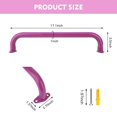 thumbnail image 2 of Asas de Metal BiJun para Pasamanos de Parque Infantil, 43 cm, Rosa, Juego de 6, 2 of 5