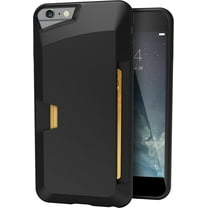 Smartish iPhone 6 Plus/6s Plus Wallet Case - Wallet Slayer Vol. 1 [Slim   Protective] Credit Card Holder for Apple iPhone 6s Plus/6 Plus (Silk) - Black Tie Affair
