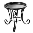 thumbnail image 3 of Soporte para plantas shamjiam Esquinero para macetas metal resistente negro, 3 of 8