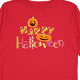 thumbnail image 4 of Inktastic Happy Halloween- decorated letters with dancing pumpkins Boys or Girls Long Sleeve Toddler T-Shirt, 4 of 5