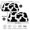 thumbnail image 3 of Uemuo Cow Print Black White Pattern Accordion Car Windshield Sun Shade, Foldable Reflective Sun Visor for Car, Reflector Windshield Sunshade-Medium, 3 of 7