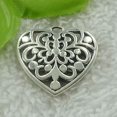 thumbnail image 4 of HOOUN 40pcs tibet silver hollow out heart charms pendant 34X32mm B1961, 4 of 4