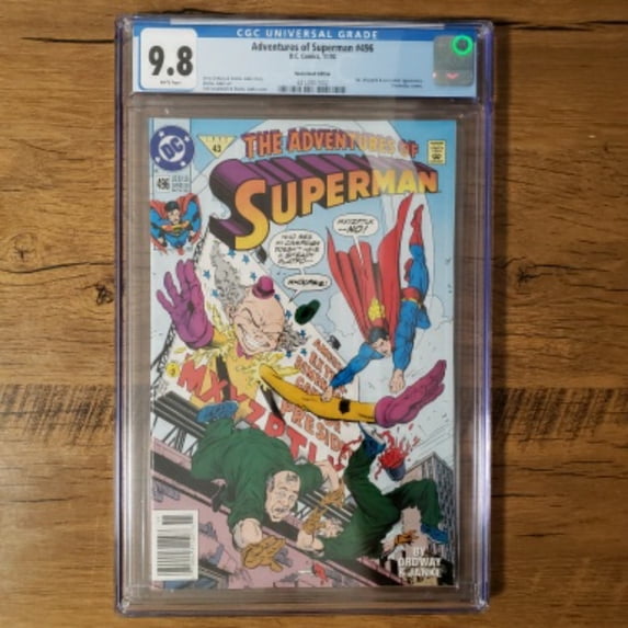 Adventures of Superman #496 - CGC 9.8 Comic Book