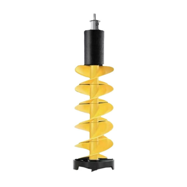 tamizeot Ice Drill Auger Effective Tool For Making Holes In Ice During Challenging Winter Conditions Yellow Float 75cm