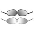 thumbnail image 3 of Espejos de moto compatibles con espejos Harley espejos premium de metal completo 883 espejos Harley (negro), 3 of 3