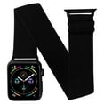 thumbnail image 2 of JEMACHE Elastic Arm/Ankle Band for Apple Watch 49/46/45/44mm iWatch Series Ultra 10 9 8 7 6 5 4 SE, Unisex Sport Watch Armband/Ankleband (Black), 2 of 7