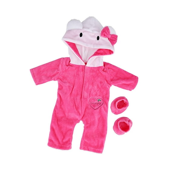 Tarmeek Baby Doll Casual Pajamas, 18Inch Baby Doll Clothes Toys Clothes for 3 4 5 Year Old Girls and Boys, Birthday Christmas Gifts for Kids