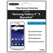 WriteRight Fitted Screen Protectors for Samsung Galaxy S II Skyrocket, 3pk
