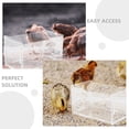 thumbnail image 4 of unbranded 3Ud Comedero Transparente Para Poultry Rutin Con De Tapadera Fácil De Llenar, 4 of 8