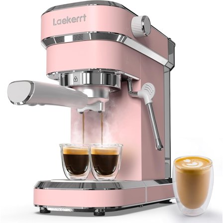 20-bar Espresso Machine with Milk Frother and Steam Wand