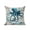Teal White, variant on Outdoor Pillows Waterproof, Teal Starfish Coastal Bedding Throw Pillows with Insert for Couch Sofa Bed, Summer Beach Nautical Retro 16x16 Inch Pillowcases Decorative Camping Patio Pillow Set of 1