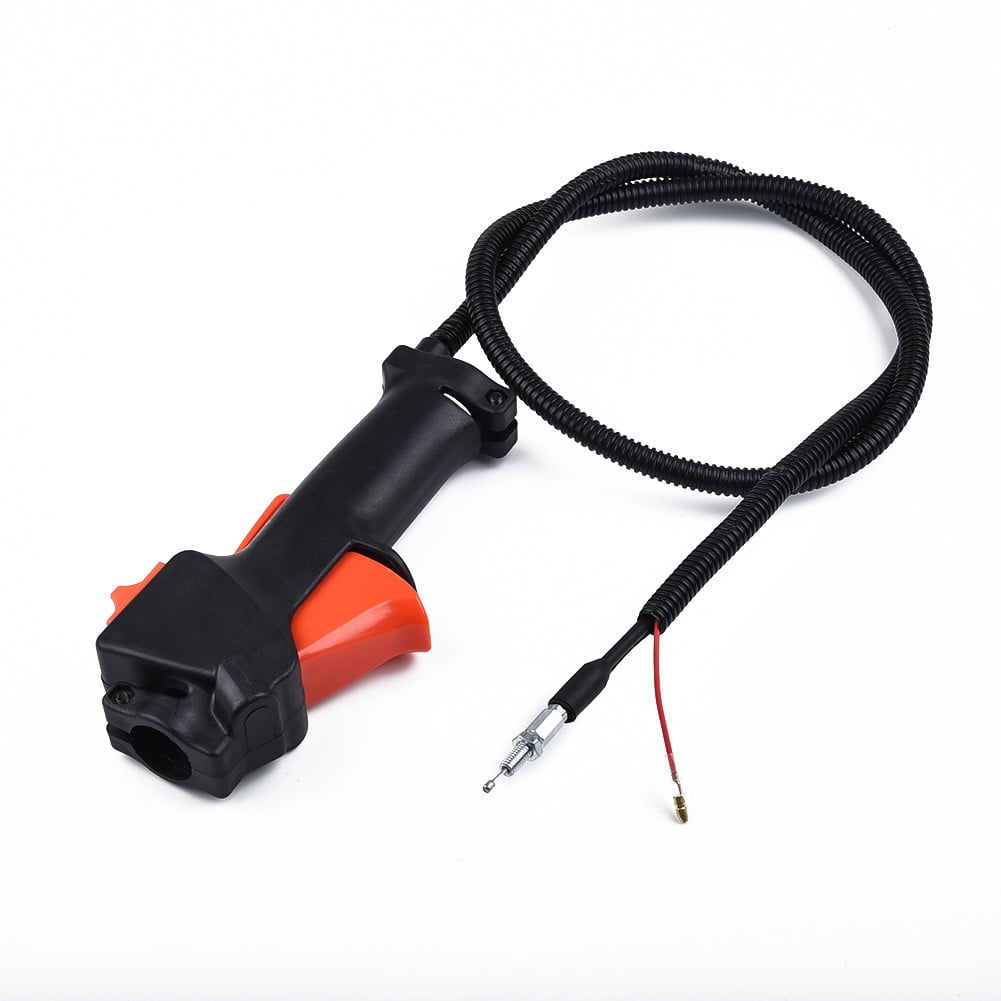STRIMMER BRUSH CUTTER CONTROL TUBE HANDLE SWITCH W/ THROTTLE TRIGGER CABLE 