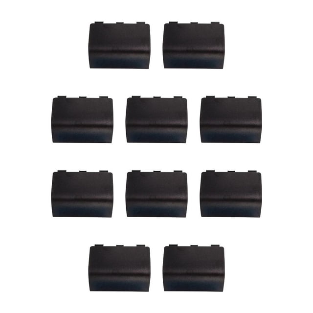Seitruly 10 piezas tapa de la Gamepad baterías tapa de la celda accesorios de modificación repuestos reemplazo para One Videojuegos y accesorios Negro