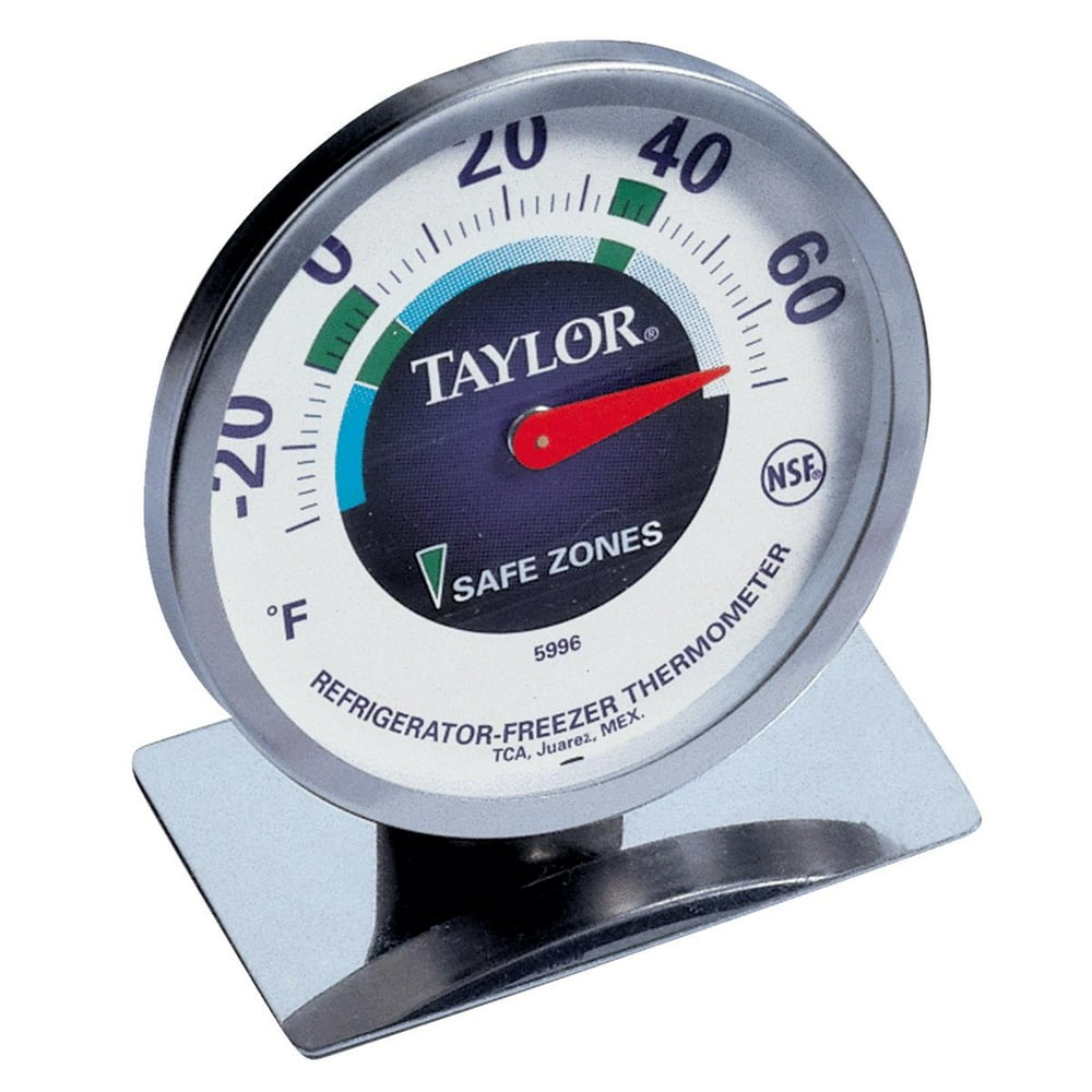 Taylor Precision 5996N 5* Commercial Refrig / Freezer Dial Thermometer