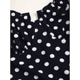 thumbnail image 5 of Black & White Polka Dot Sexy Casual Backless Sleeveless Spaghetti Strap Dress for Women Spring Summer, 5 of 10